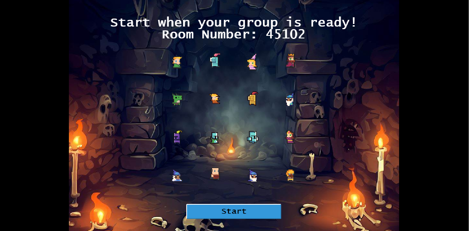 Login screen